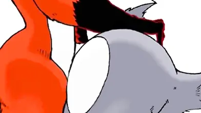 Male Fox x Female Rabbit: Foxiestyle [Hentai Porn]