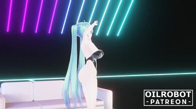 The Hatsune Miku and Tougen Renka Hentai Dance