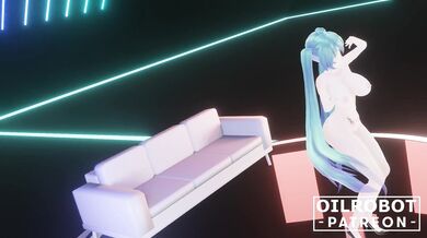 The Hatsune Miku and Tougen Renka Hentai Dance