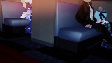 The sexy office lady, Suisei Hoshimachi, gets down to business by taking a big load in her mouth from her hot secretary Robin00