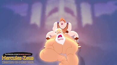 Fantasy Unleashed: The Mythic Merger of Hercules and Zeus on Bobo Comics