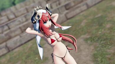 Reborn as a Bass, Knight Nilou embarks on a Sexual Mitachurl Adventure