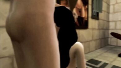 MILF Agent Fatale Ejects her Cumshot in the Office Toilet - Episode 4