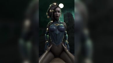 The League of Legends Senna, in a raw and uncensored 4K Hentai video