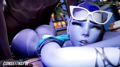[4K] Widowmaker Enjoying The Night Life Activities [Blacked][Conseitnsfw]