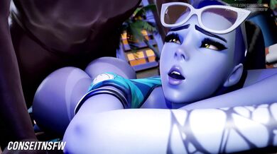 [4K] Widowmaker Enjoying The Night Life Activities [Blacked][Conseitnsfw]