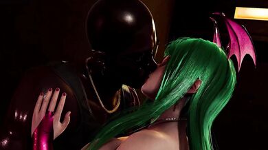 Unleash your darkest desires with the seductive succubus in the night demon