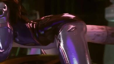 This is a 3D animated porn video where the female character has a sexual encounter with a beastly creature in a private moment