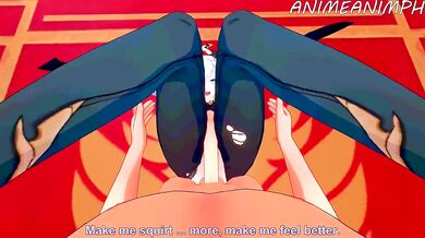 Watch this ultra-hot porn scene featuring sexy babes from Japan, where they take on each other in a fiery three way!