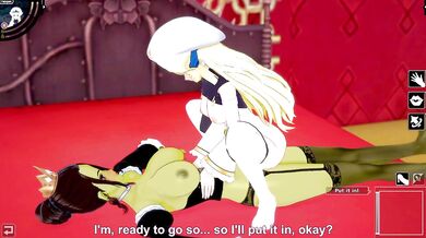 A Goblin Slayer and a Futa Goblin Queen Engage in Sexual Intercourse