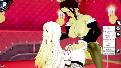 A Goblin Slayer and a Futa Goblin Queen Engage in Sexual Intercourse