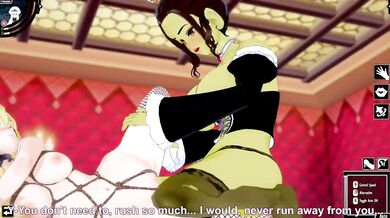 A Goblin Slayer and a Futa Goblin Queen Engage in Sexual Intercourse