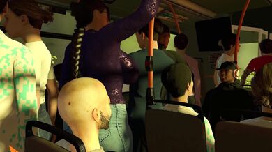 The Naughty Bus Conductor Gets Blue Balled On His Route