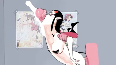 Chair San gets fucked by her step son in a threesome with his friend while mom watches!