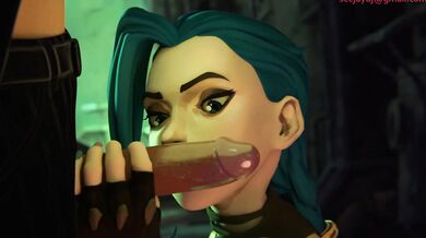 A sexy underground agent, Jinx, receives oral pleasure from her boss in a dark and dangerous part of the city