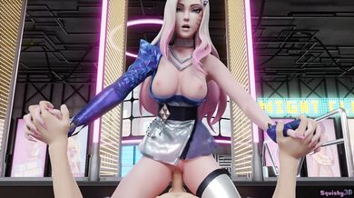 Tifa Lockhart Plays Hardball with Chocobos [Squishy3D]