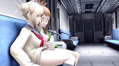 Toga and Uraraka Couple (legoguy9875)