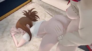 Toga and Uraraka Couple (legoguy9875)