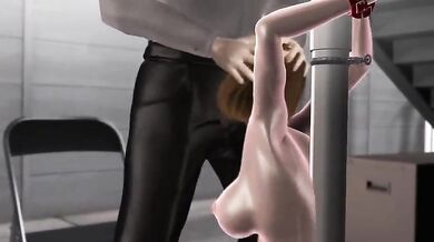 In this back alley, Syld receives her much-needed discipline