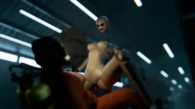 Watch as the beautiful victim is chased by a large, thick cock in this hot hentai porn scene!