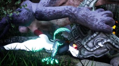 Watch as Midna, the Twilight Princess herself, gets penetrated by a giant monster in this moist cavity map video