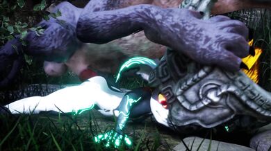 Watch as Midna, the Twilight Princess herself, gets penetrated by a giant monster in this moist cavity map video