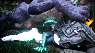 Watch as Midna, the Twilight Princess herself, gets penetrated by a giant monster in this moist cavity map video