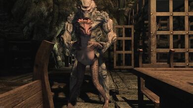 Satisfying the Argonians Horny Troll: Skyrim