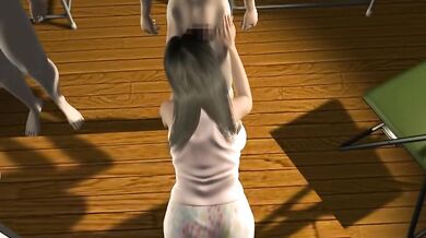 A lustful school teacher with big boobs gets molested by her students in this sexy and naughty hentai porn video