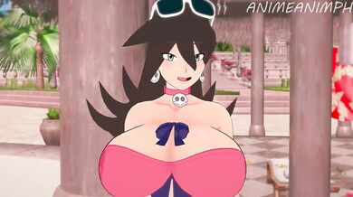 ------------------------------------------- Watch Mega Man and Bonnes mega threesome on a futuristic robot porn set!