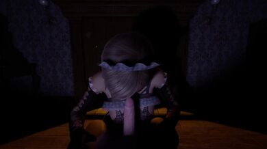 Watch this hot futa maid servant bend over as she cleans the house, giving you a closeup POV view of her round ass and huge tits!