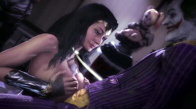 Watch as Wonder Woman takes on a group of villains in this compilation of hot scenes!