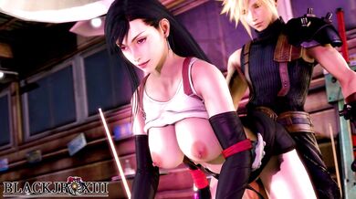 Clouds X Marks the Spot as Tifa Falls for BlackJRXIII