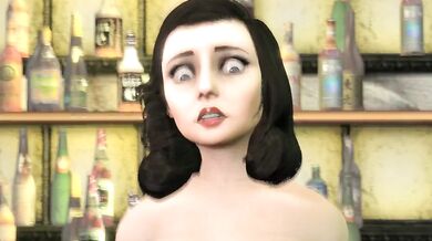 MILK Replacement Failure - Clumsy Elizabeth For*ced to Suck on Cum-Filled Bottle