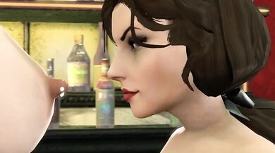 MILK Replacement Failure - Clumsy Elizabeth For*ced to Suck on Cum-Filled Bottle