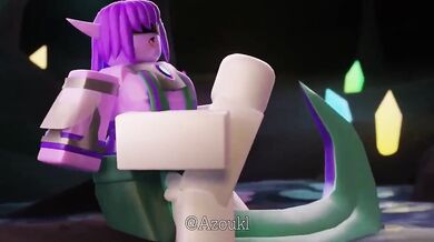 My Roblox Mermaid Sex Adventure with Azoukly