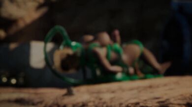 I cant stop watching the wet and slippery movements of these sexy women as they explore their bodies in this carnal slime!