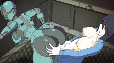 Watch as my metal-clad girlfriend bends me over the bed and ravages my helpless ass with her stiff mechanical cock!