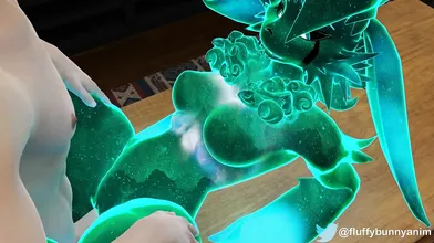 The Naughty Spirits: Holly Zanzibar Ghost Version Gets F**ked on a Table