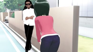 After being caught cheating with her boss, Mrs Johnson is punished by her husband with a hardcore threesome with his best friend and himself