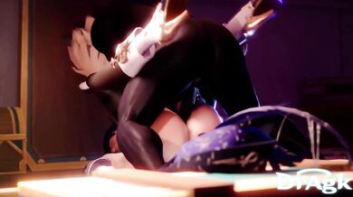 Dragon Knight Clorinde and Hilichurls forbidden love