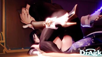 Dragon Knight Clorinde and Hilichurls forbidden love