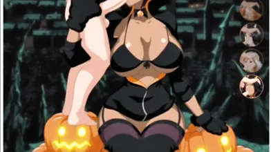 Sucking Halloween Night with Yoruichi and Bato
