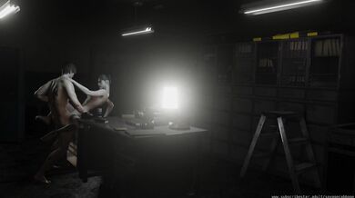 Claire and Leon’s passionate lovemaking in the safety of Raccoon City