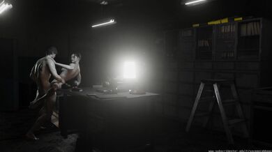 Claire and Leon’s passionate lovemaking in the safety of Raccoon City