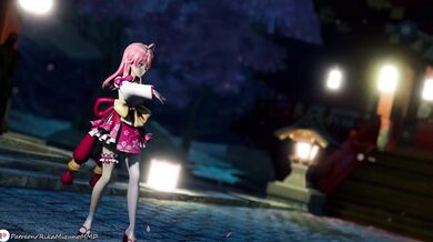 Virtual Babe Rendezvous - Sakura Miko, the Sensual Dancing Priestess in Gokuraku Jodo