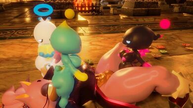 Sexy deer-girl Chao is on fire with her futa lover!