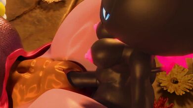 Sexy deer-girl Chao is on fire with her futa lover!