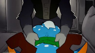 Watch as this hot blue deer fella gets down and dirty in a wild sex scene!