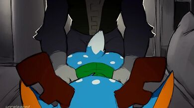 Watch as this hot blue deer fella gets down and dirty in a wild sex scene!